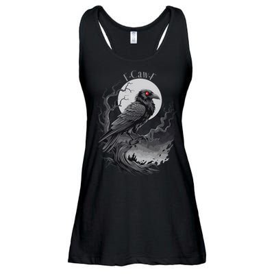 F-Caw-F Black Bird  Ladies Essential Flowy Tank