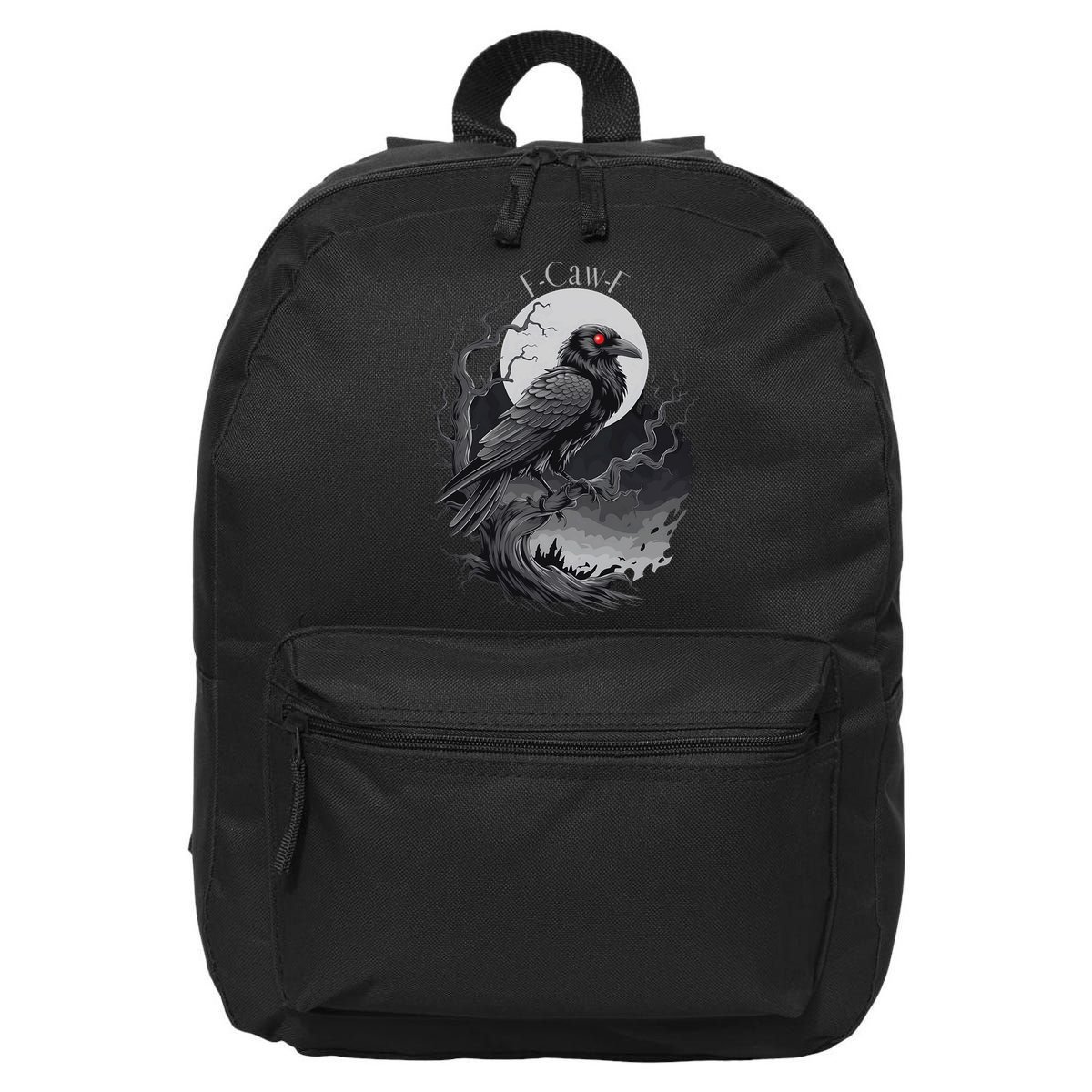F-Caw-F Black Bird  16 in Basic Backpack