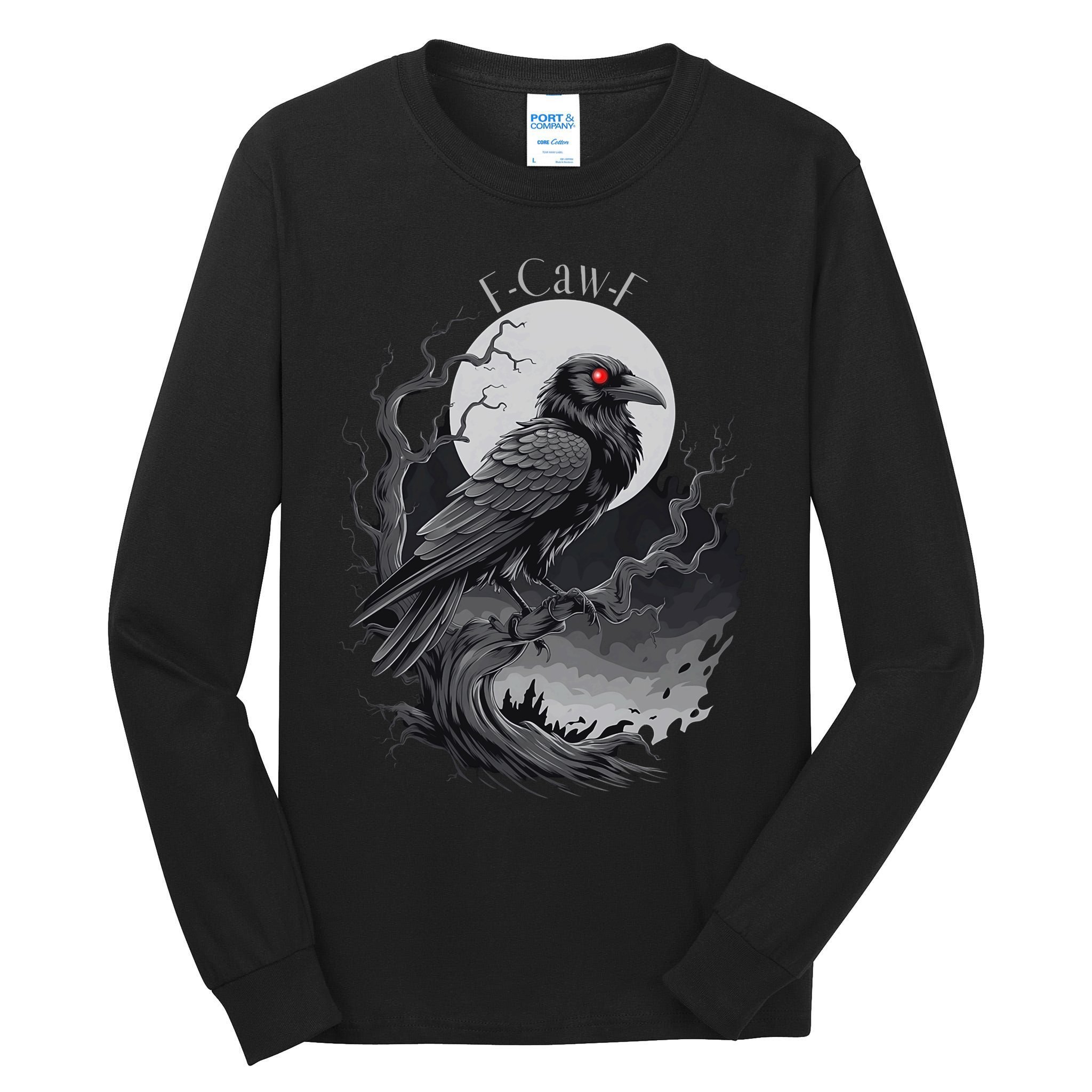F-Caw-F Black Bird  Tall Long Sleeve T-Shirt