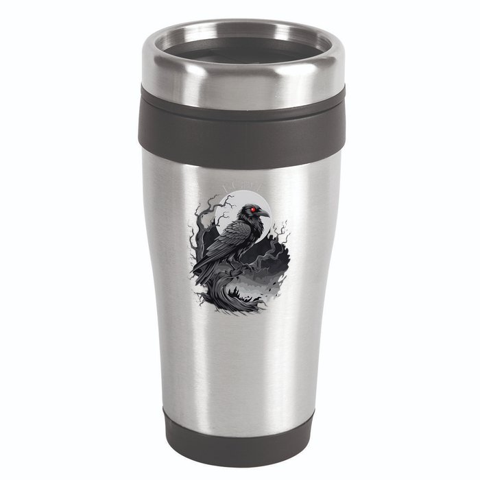 F-Caw-F Black Bird  16oz Travel Tumbler