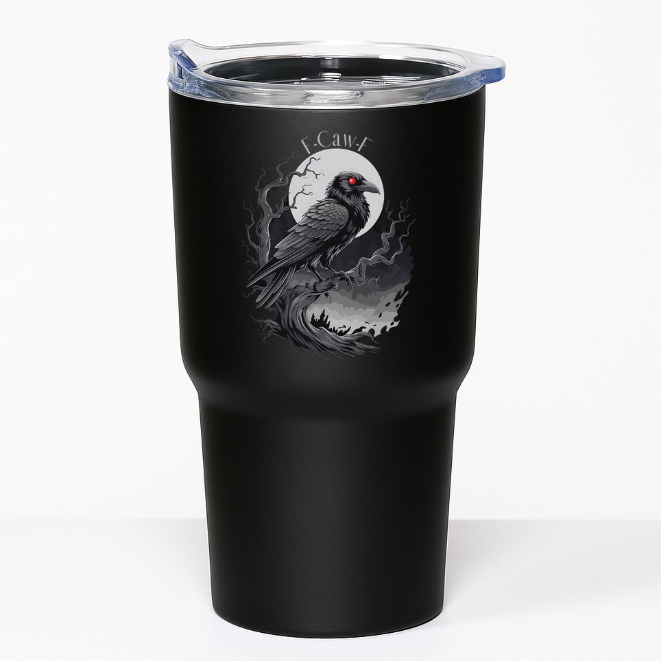 F-Caw-F Black Bird  Tumbler