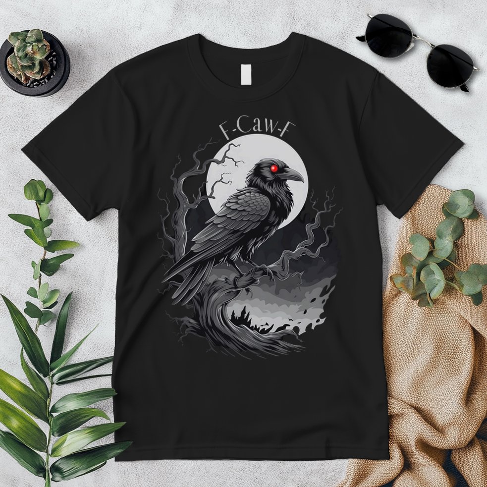 F-Caw-F Black Bird  Premium T-Shirt