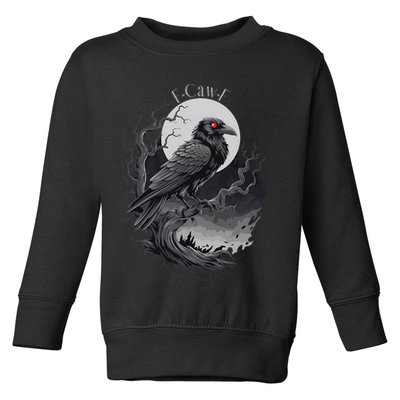 F-Caw-F Black Bird  Toddler Sweatshirt