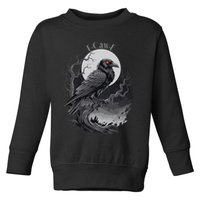 F-Caw-F Black Bird  Toddler Sweatshirt