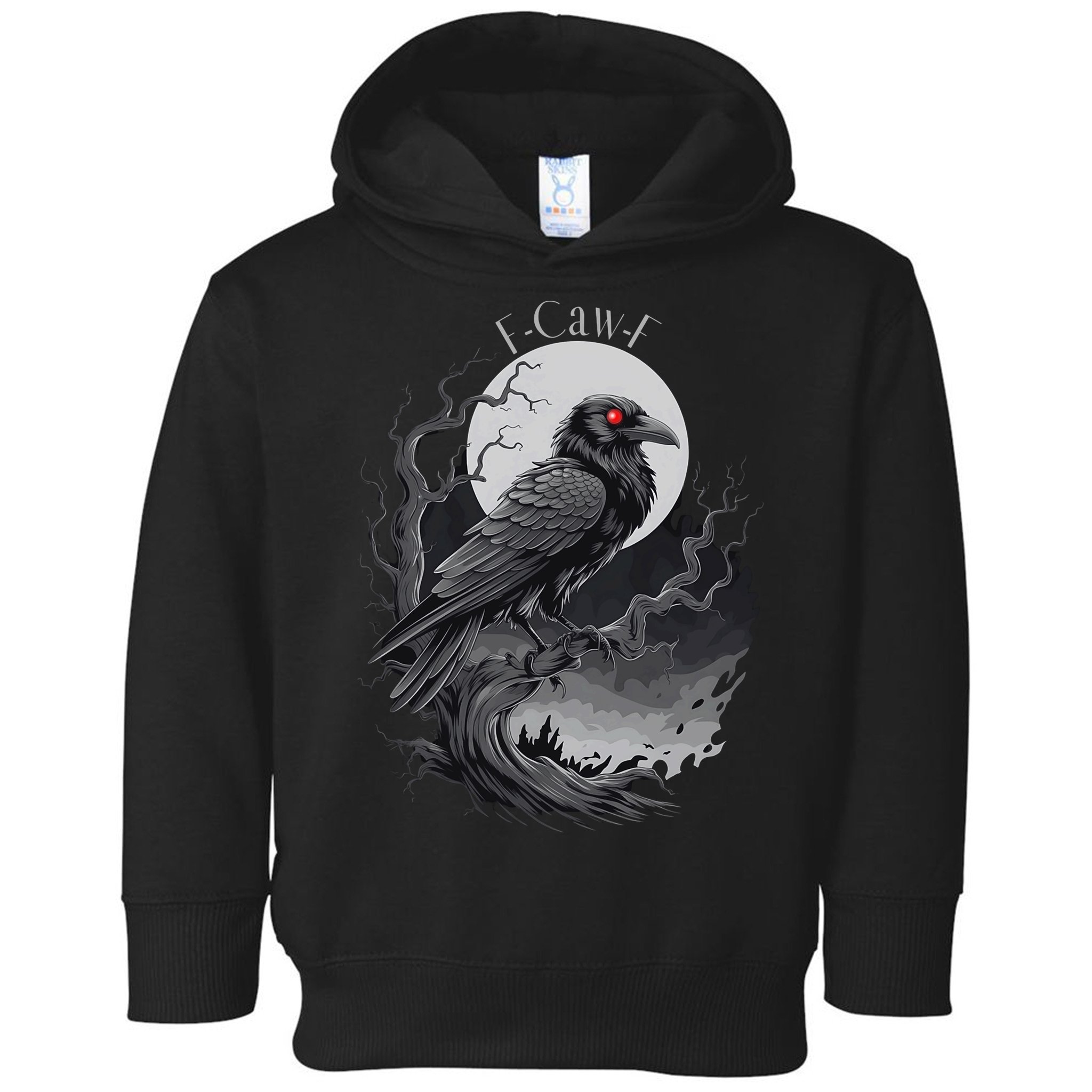 F-Caw-F Black Bird  Toddler Hoodie