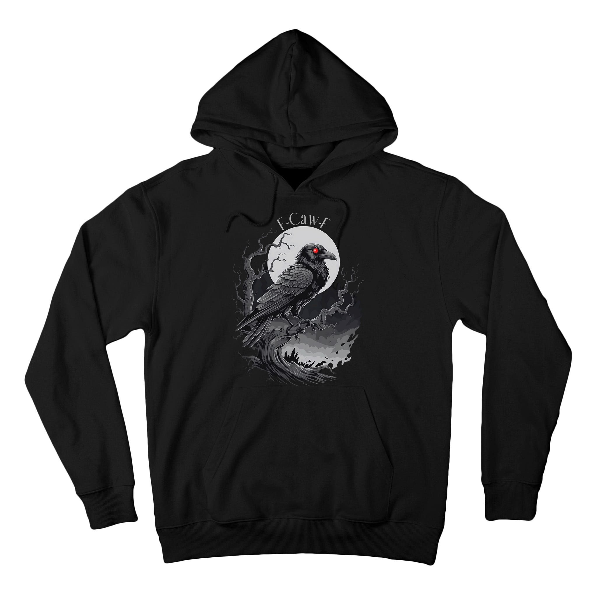 F-Caw-F Black Bird  Tall Hoodie