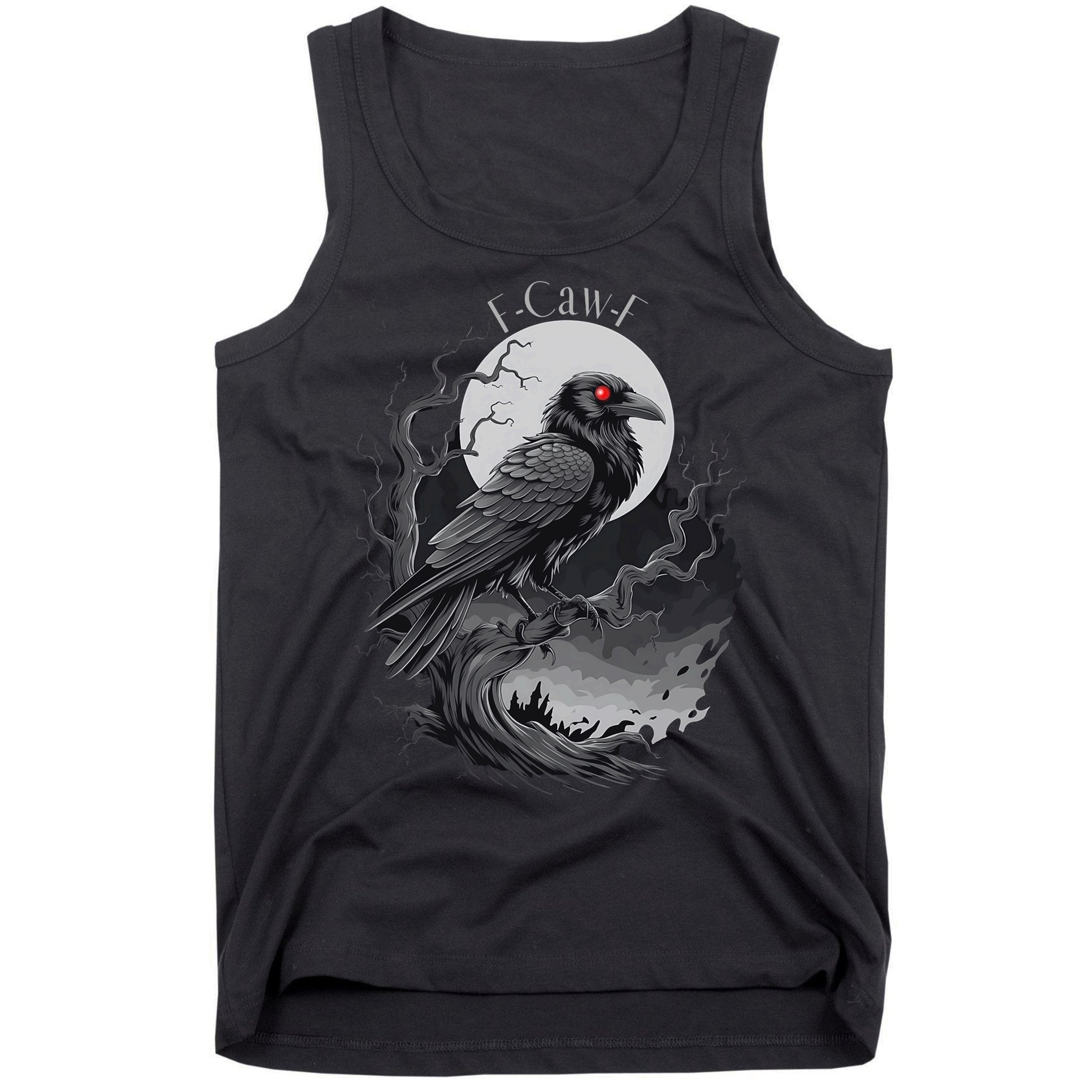 F-Caw-F Black Bird  Tank Top