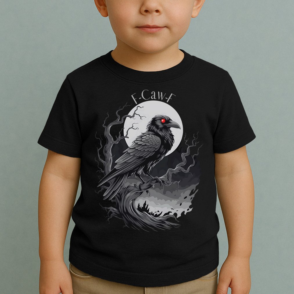 F-Caw-F Black Bird  Toddler T-Shirt