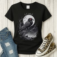 F-Caw-F Black Bird  Womens T-Shirt