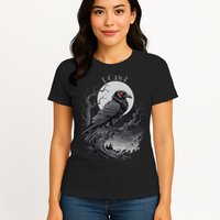 F-Caw-F Black Bird  Womens T-Shirt