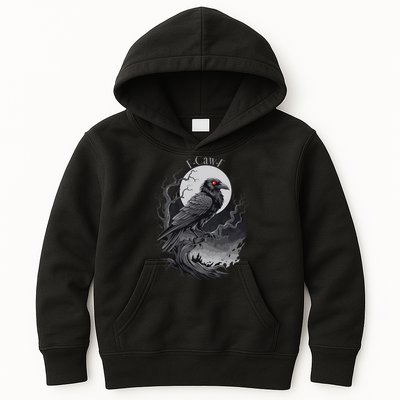F-Caw-F Black Bird  Kids Hoodie
