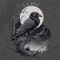 F-Caw-F Black Bird  Vector Backpack