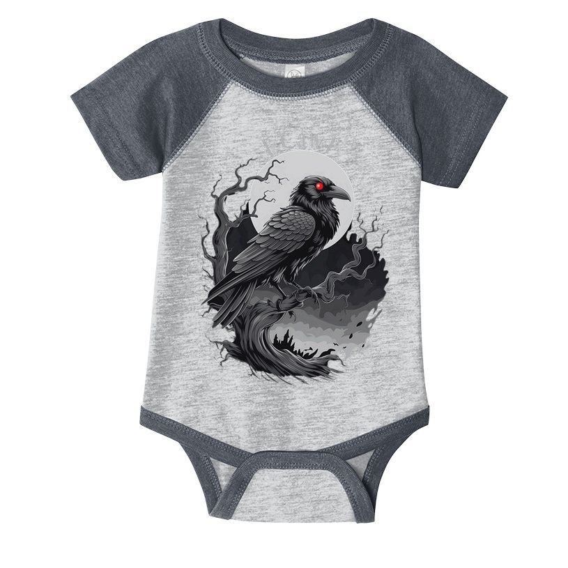 F-Caw-F Black Bird  Infant Baby Jersey Bodysuit