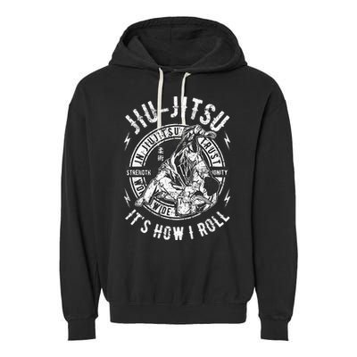 Funny Bjj Brazilian Jiu Jitsu Garment-Dyed Fleece Hoodie