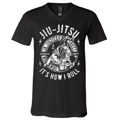Funny Bjj Brazilian Jiu Jitsu V-Neck T-Shirt