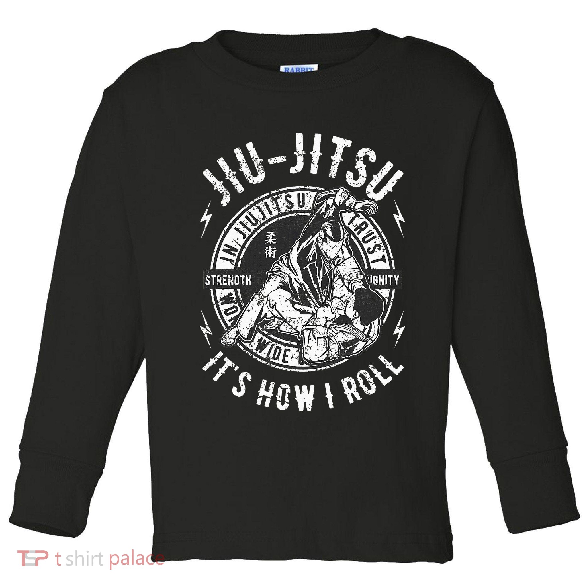 Funny Bjj Brazilian Jiu Jitsu Toddler Long Sleeve Shirt