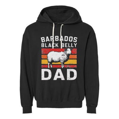 Funny Barbados Black Belly Sheeps Vintage Gift Garment-Dyed Fleece Hoodie