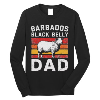 Funny Barbados Black Belly Sheeps Vintage Gift Long Sleeve Shirt