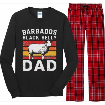 Funny Barbados Black Belly Sheeps Vintage Gift Long Sleeve Pajama Set