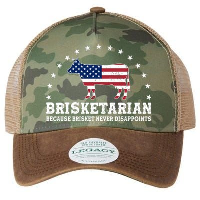 Funny Brisketarian Because Brisket Never Disappoints Legacy Tie Dye Trucker Hat