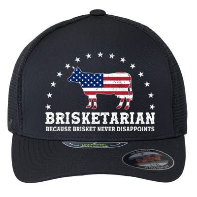 Funny Brisketarian Because Brisket Never Disappoints Flexfit Unipanel Trucker Cap