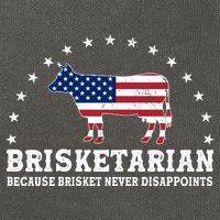 Funny Brisketarian Because Brisket Never Disappoints Cotton Canvas Backpack