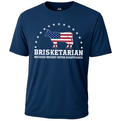 Funny Brisketarian Because Brisket Never Disappoints Performance Shirt