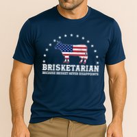Funny Brisketarian Because Brisket Never Disappoints Cooling Performance Crew T-Shirt