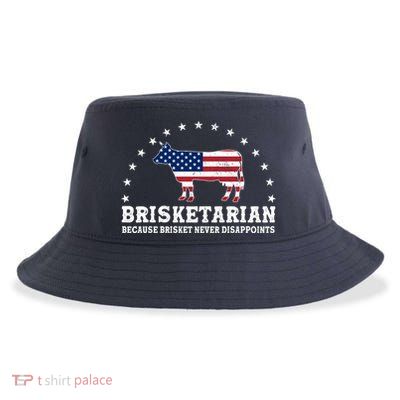 Funny Brisketarian Because Brisket Never Disappoints Sustainable Bucket Hat