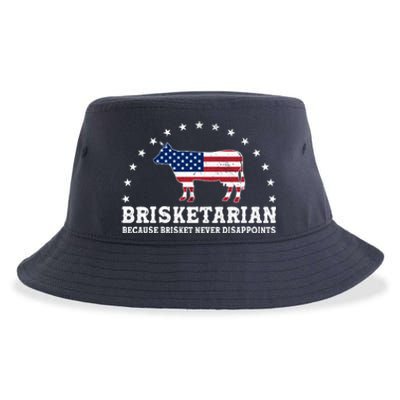 Funny Brisketarian Because Brisket Never Disappoints Sustainable Bucket Hat