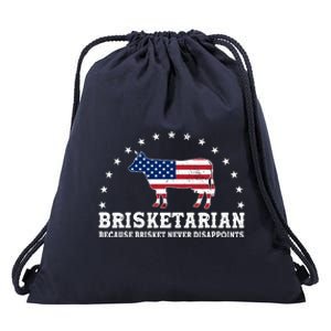 Funny Brisketarian Because Brisket Never Disappoints Drawstring Bag