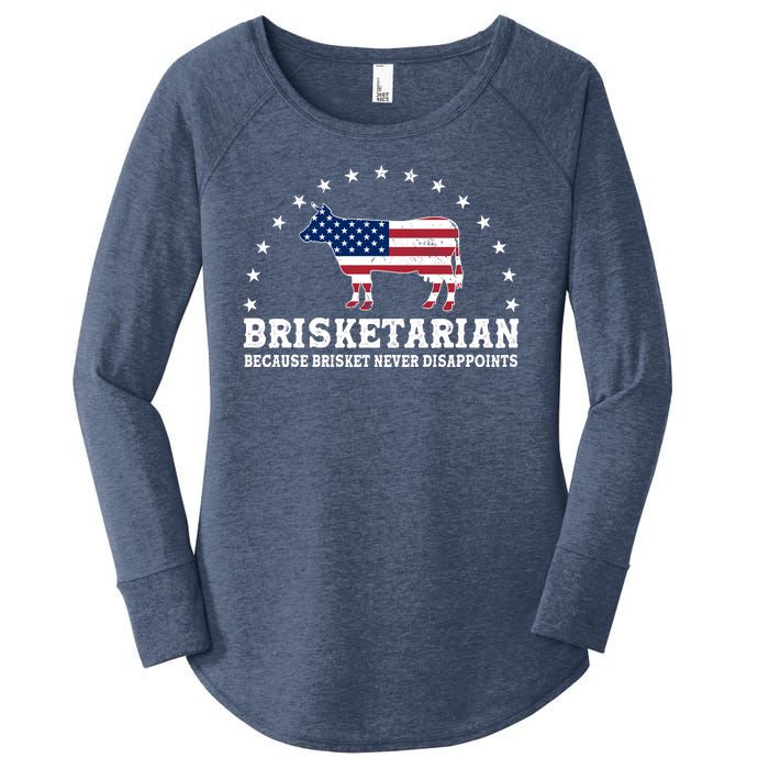 Funny Brisketarian Because Brisket Never Disappoints Women's Perfect Tri Tunic Long Sleeve Shirt