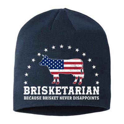 Funny Brisketarian Because Brisket Never Disappoints Sustainable Beanie