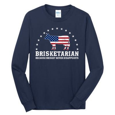 Funny Brisketarian Because Brisket Never Disappoints Tall Long Sleeve T-Shirt