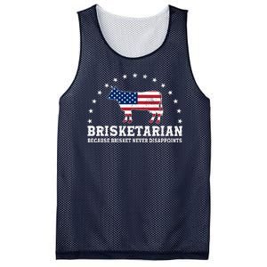 Funny Brisketarian Because Brisket Never Disappoints Mesh Reversible Basketball Jersey Tank