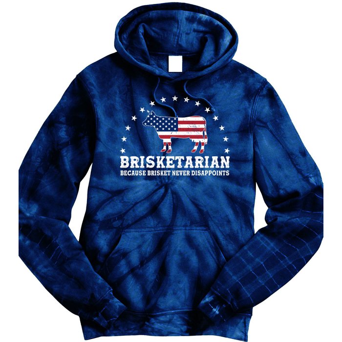 Funny Brisketarian Because Brisket Never Disappoints Tie Dye Hoodie