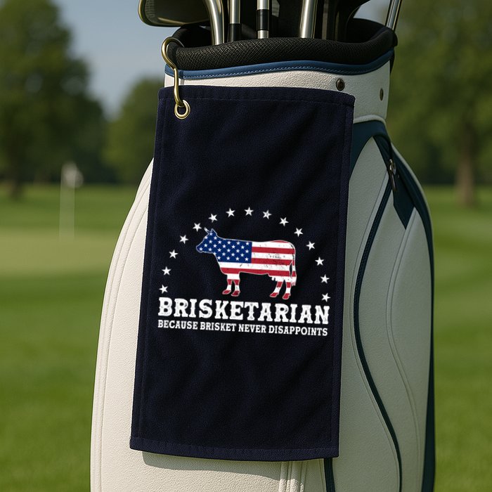 Funny Brisketarian Because Brisket Never Disappoints Golf Towel