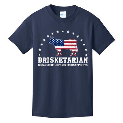 Funny Brisketarian Because Brisket Never Disappoints Kids T-Shirt