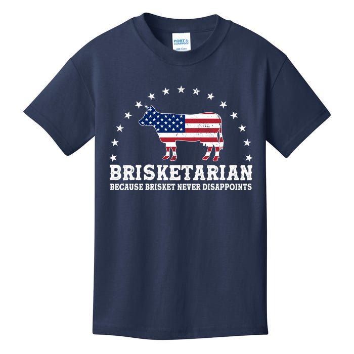 Funny Brisketarian Because Brisket Never Disappoints Kids T-Shirt