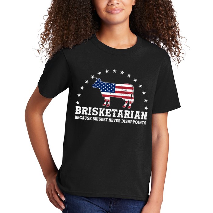Funny Brisketarian Because Brisket Never Disappoints Kids T-Shirt