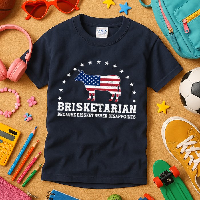 Funny Brisketarian Because Brisket Never Disappoints Kids T-Shirt