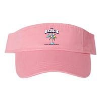 Family Beach Beach Is My Happy Place Vacation Valucap Bio-Washed Visor