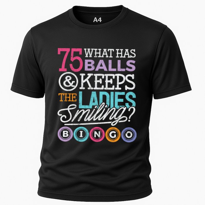 Funny Bingos Bingo Lover Grandma Cooling Performance Crew T-Shirt