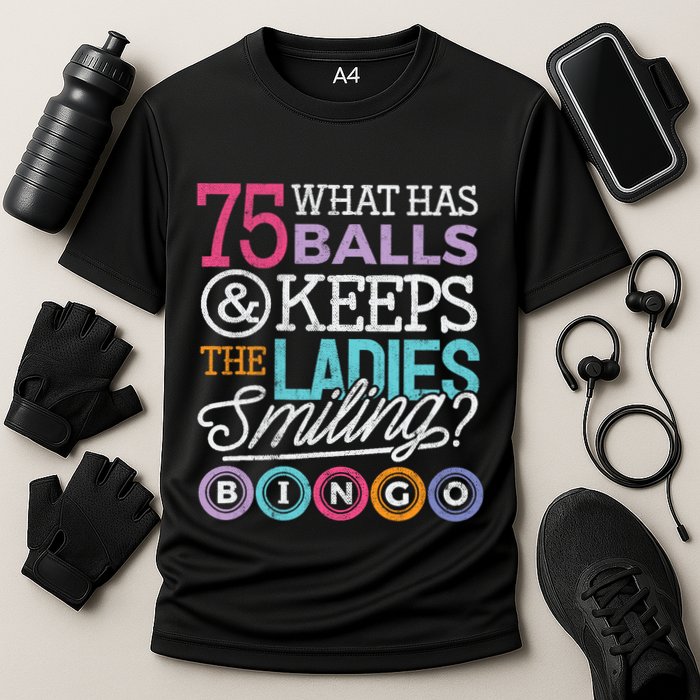 Funny Bingos Bingo Lover Grandma Cooling Performance Crew T-Shirt