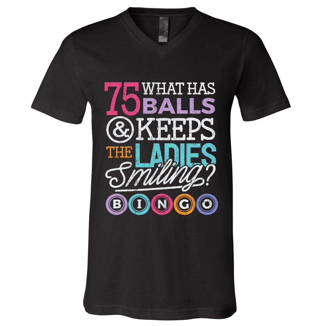 Funny Bingos Bingo Lover Grandma V-Neck T-Shirt