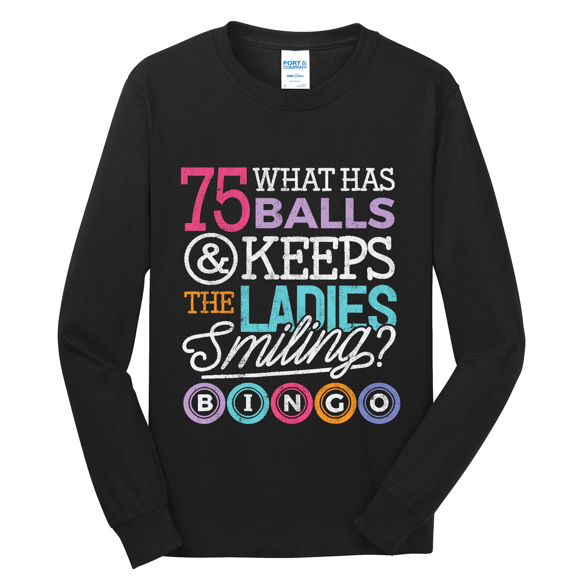 Funny Bingos Bingo Lover Grandma Tall Long Sleeve T-Shirt