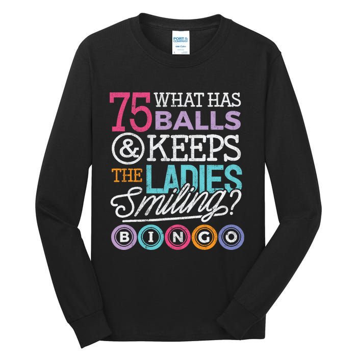 Funny Bingos Bingo Lover Grandma Tall Long Sleeve T-Shirt