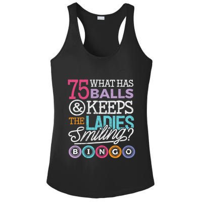 Funny Bingos Bingo Lover Grandma Ladies PosiCharge Competitor Racerback Tank