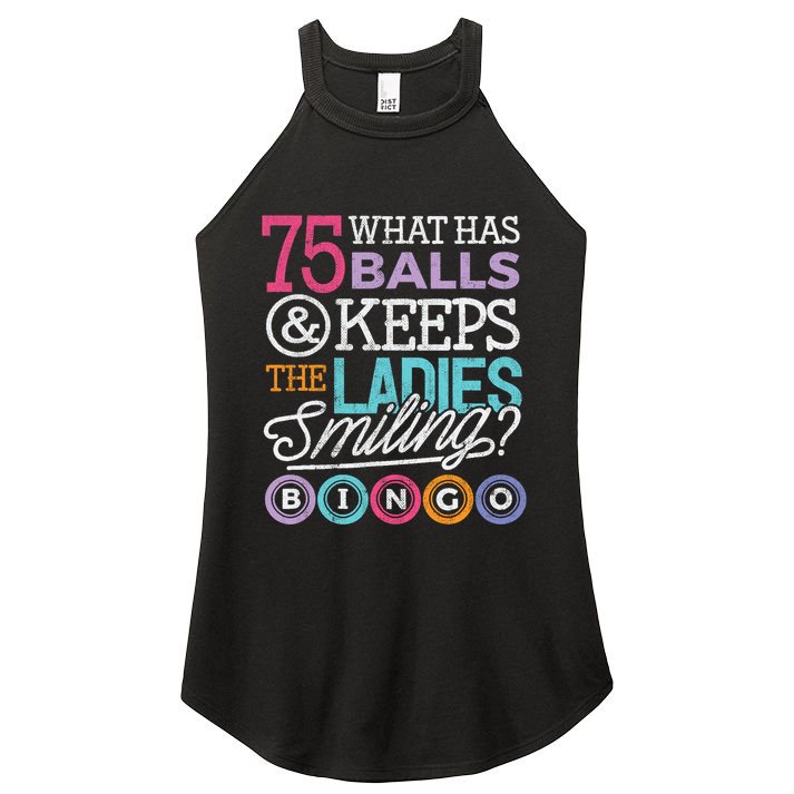 Funny Bingos Bingo Lover Grandma Women's Perfect Tri Rocker Tank
