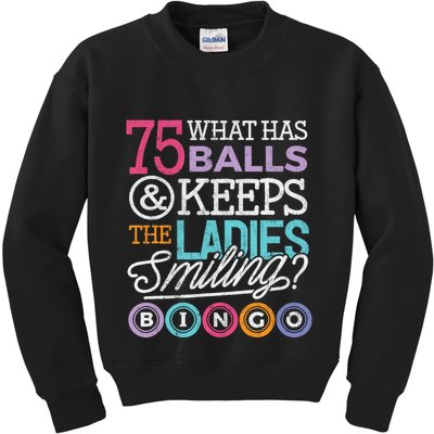 Funny Bingos Bingo Lover Grandma Kids Sweatshirt